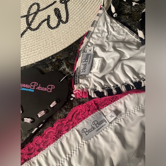 NWT beach bunny bikini XL set lady lace zebra print RAREST 💎 “Stop and Stare” - Picture 6 of 15